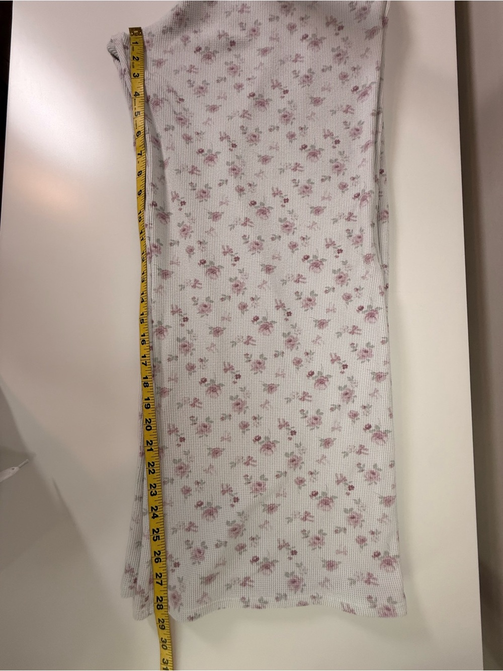 Gilly Hicks | Floral Pajama Set Waffle Knit Lounge Sleepwear 2 Pc | Medium - Picture 15 of 16